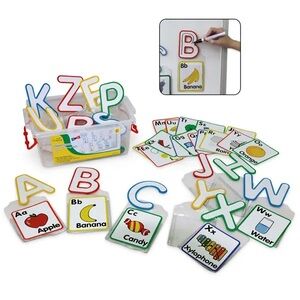 105 piece Write & Wipe Uppercase Lowercase Alphabet Magnetic Letters set